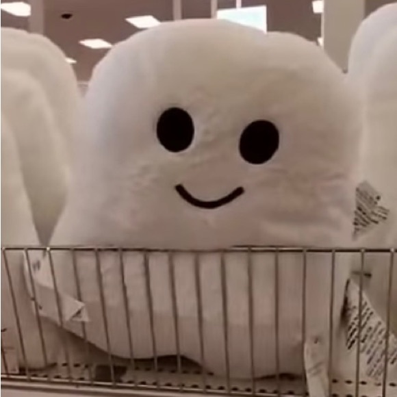 New in stores! Target Bullseye Playground Ghost Halloween Pillow - Picture 1 of 1